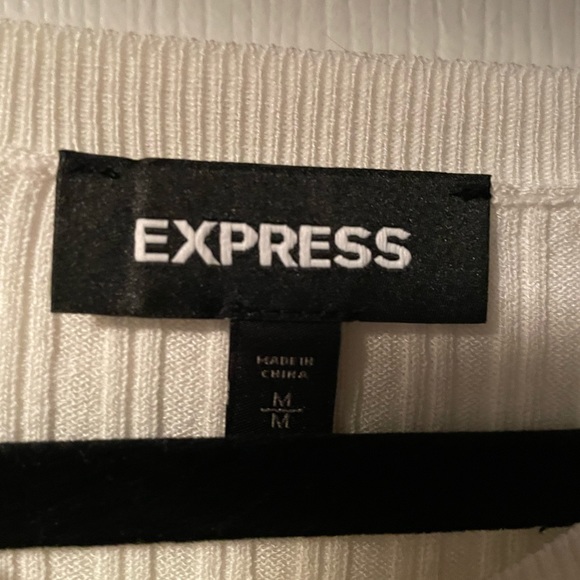 NWOT EXPRESS light weight ruffle sweater. - Picture 3 of 6